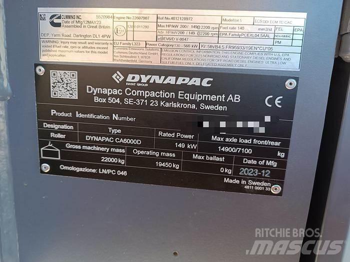 Dynapac CA6000D Aanhangtrilwalsen