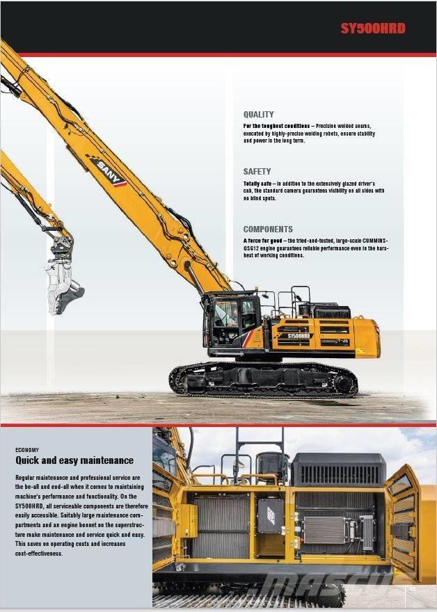 Sany SY500 HRD Sloopgraafmachines