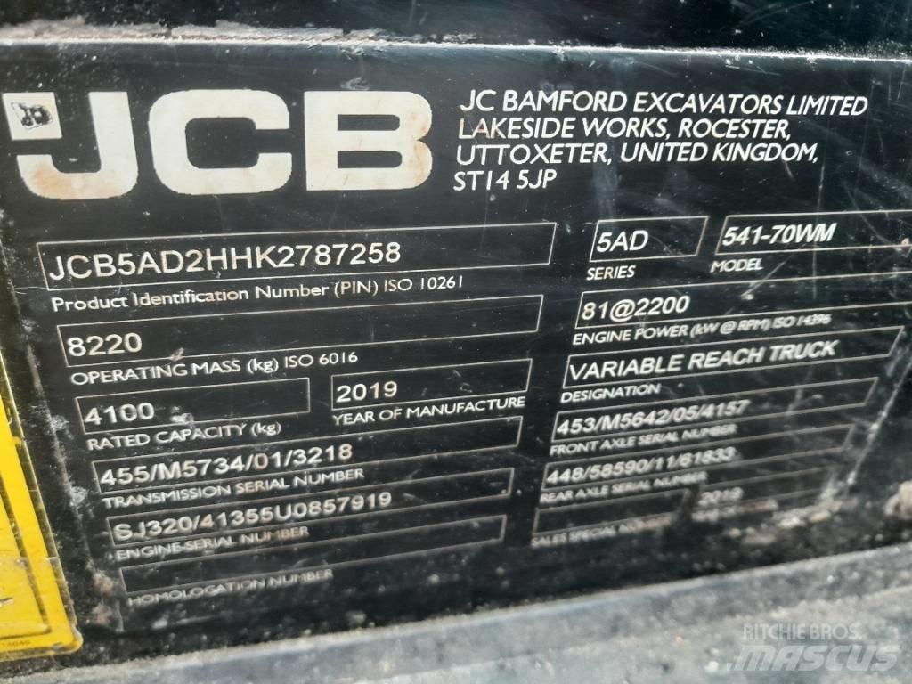 JCB 541-70 Verreikers voor landbouw
