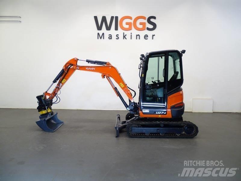 Kubota U 27-4 Minigraafmachines < 7t
