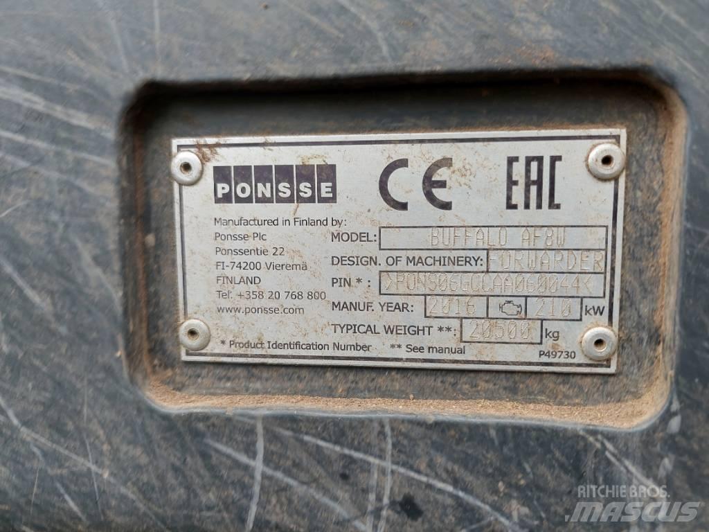 Ponsse BUFFALO AF 8W Forwarders