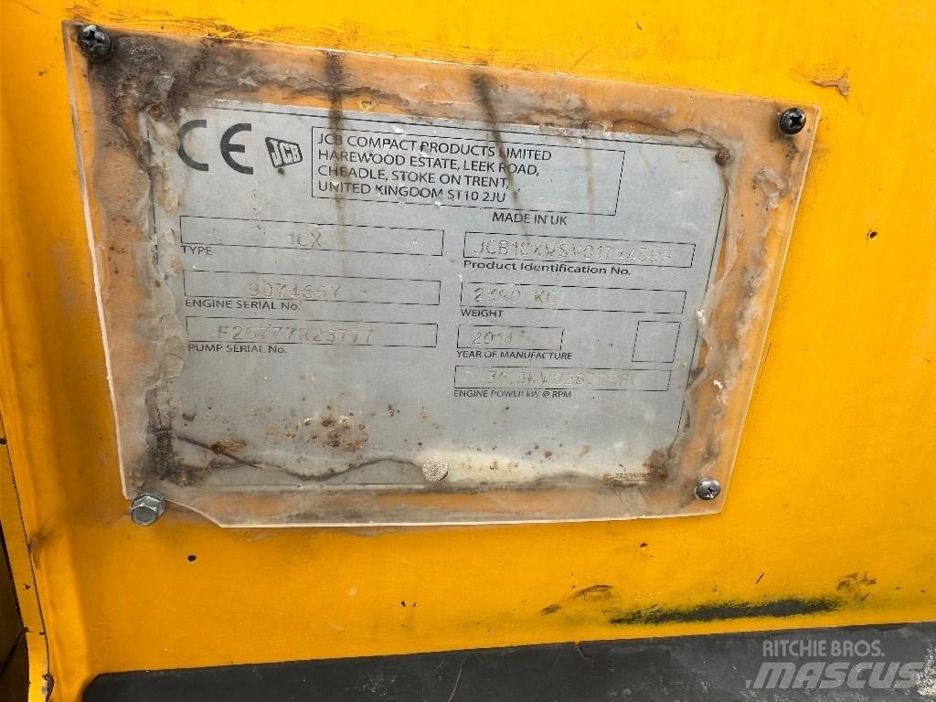 JCB 1 CX Graaf-laadcombinaties