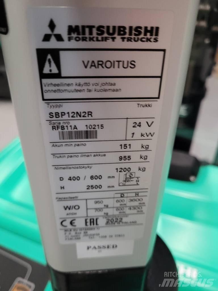 Mitsubishi SBP 12N2R Zelfrijdende stapelaars