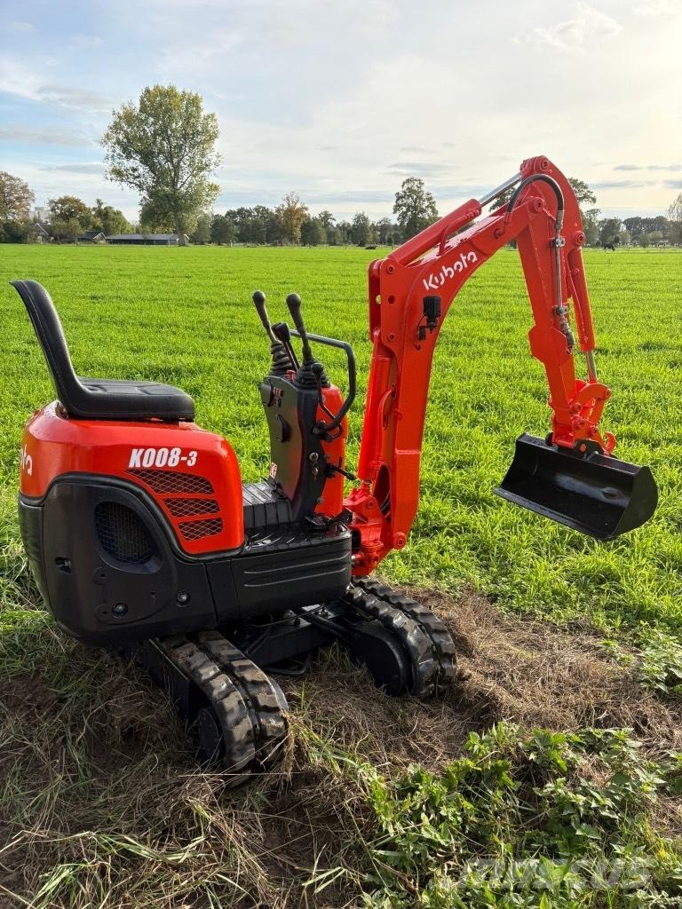 Kubota K 008-3 Minigraafmachines < 7t