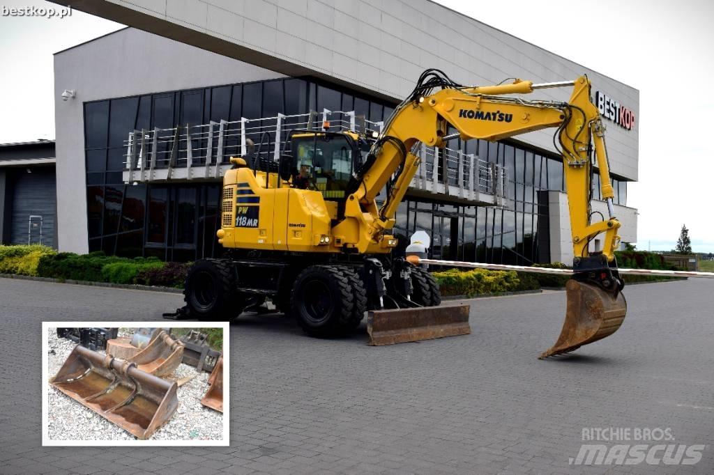 Komatsu PW118MR-11 Wielgraafmachines