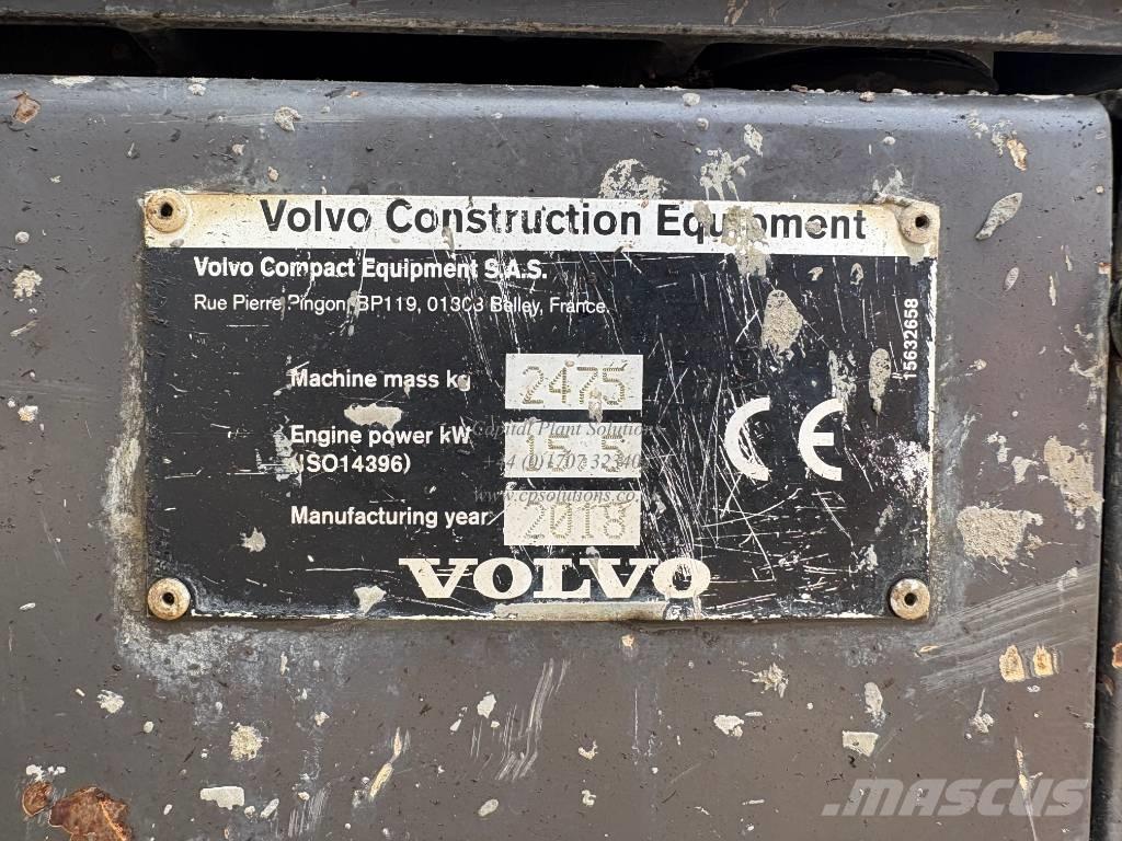 Volvo ECR 25 D Minigraafmachines < 7t