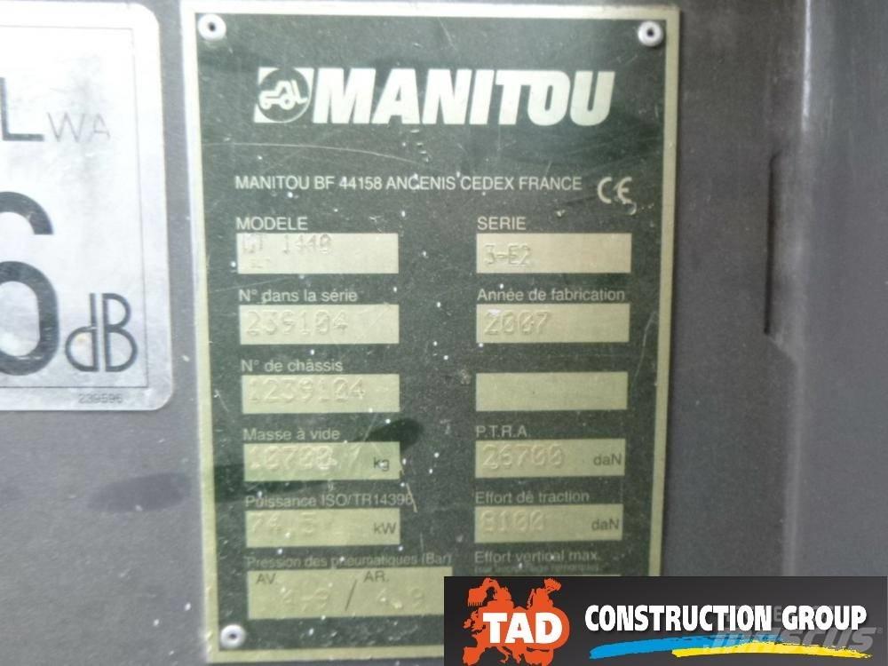 Manitou MT 1440 Verreikers