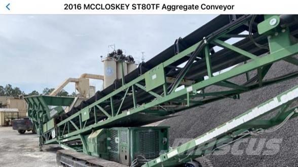 McCloskey ST80TF Zeefinstallatie
