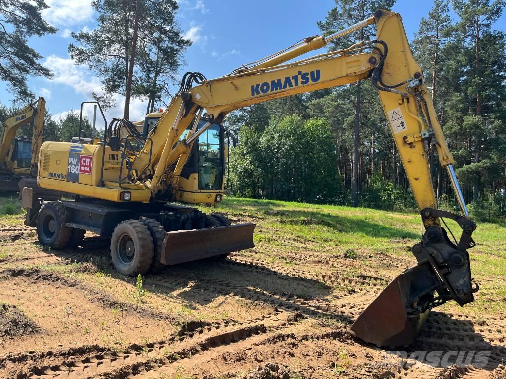 Komatsu PW 160-7 Wielgraafmachines