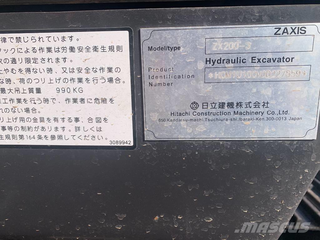 Hitachi Zaxis 200 LC Rupsgraafmachines