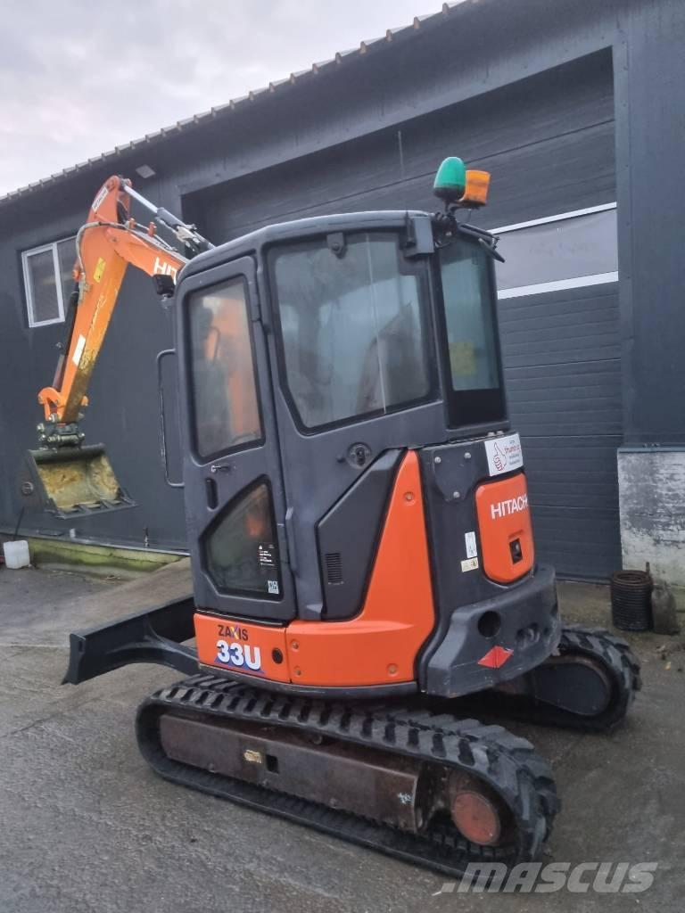 Hitachi 33u Zaxis Minigraafmachines < 7t