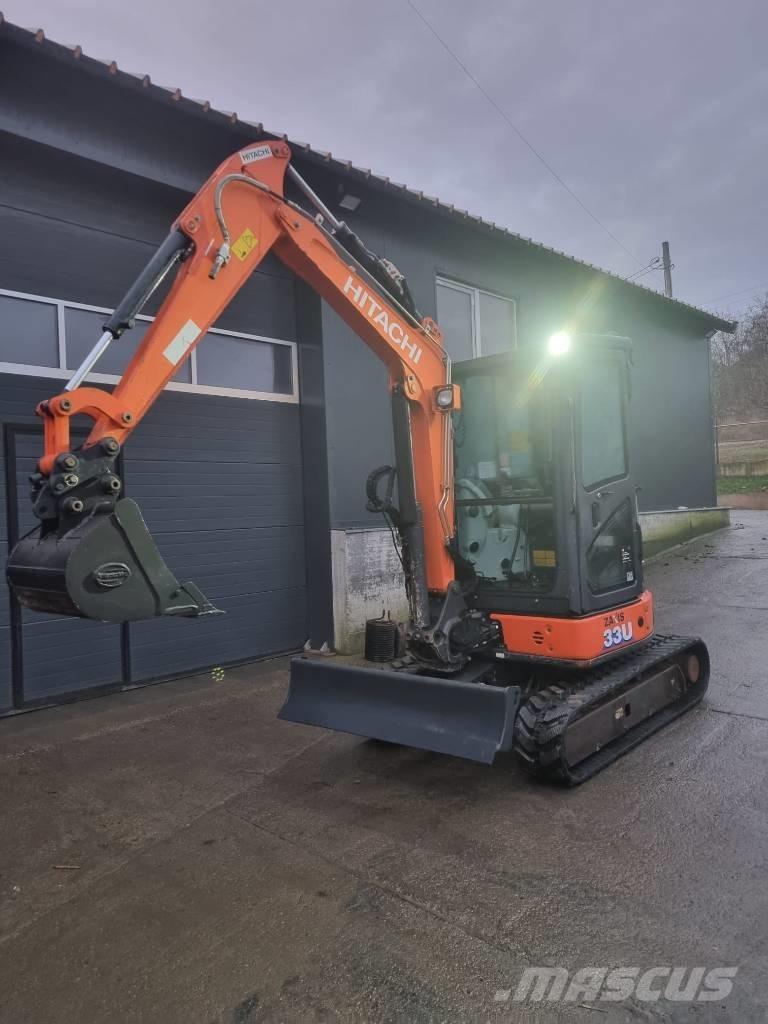 Hitachi 33u Zaxis Minigraafmachines < 7t