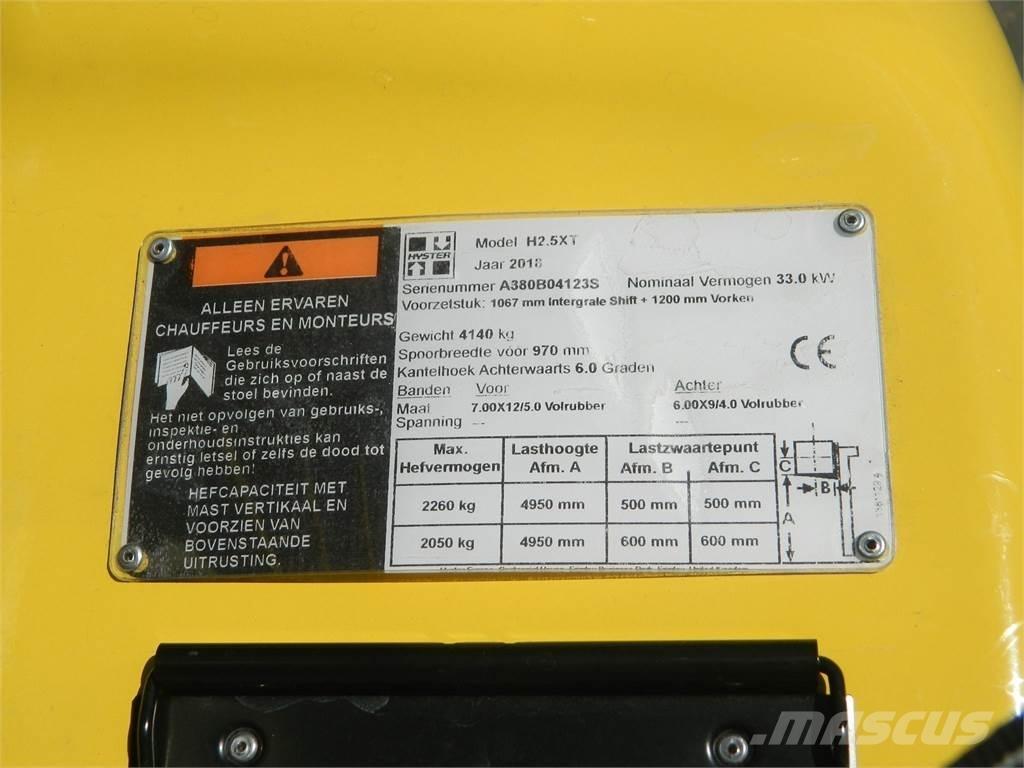Hyster H2 50XT Diesel heftrucks