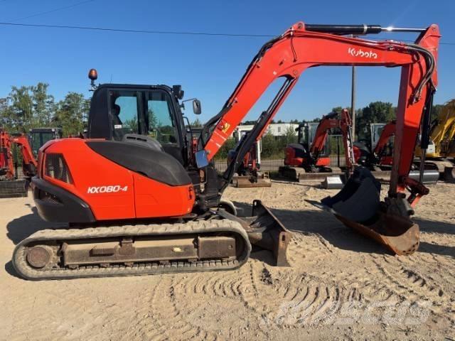 Kubota KX 080-4 Midigraafmachines 7t - 12t