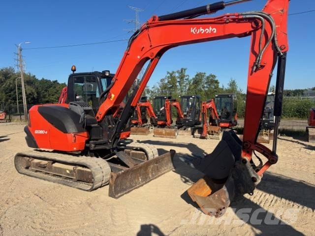 Kubota KX 080-4 Midigraafmachines 7t - 12t