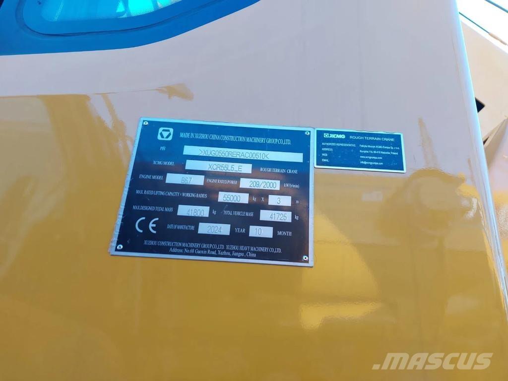 XCMG XCR55L5_E Ruwterrein kranen