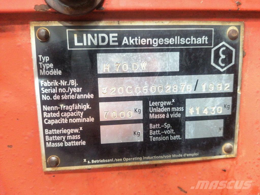 Linde H70DW Diesel heftrucks