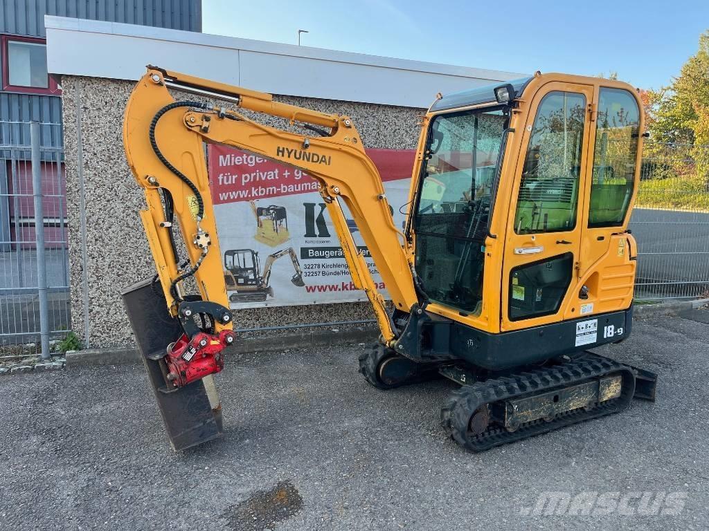 Hyundai R18-9 Minigraafmachines < 7t