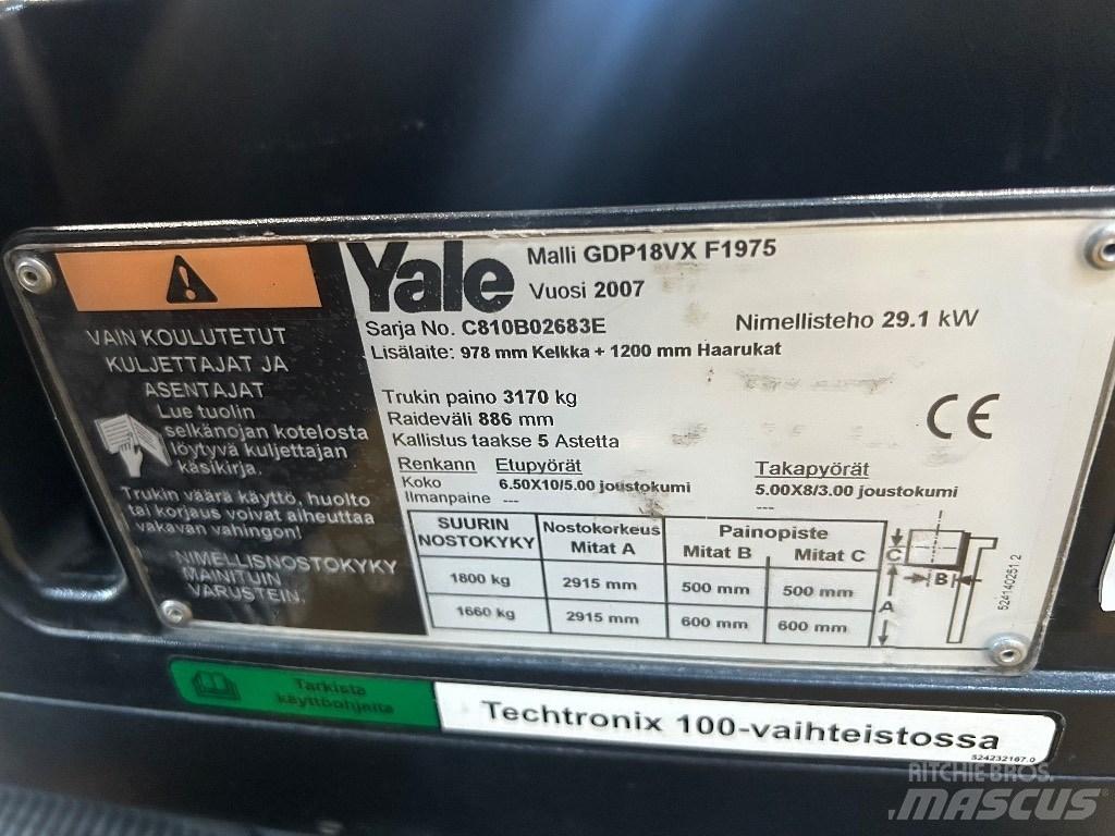 Yale GDP18VX Diesel heftrucks