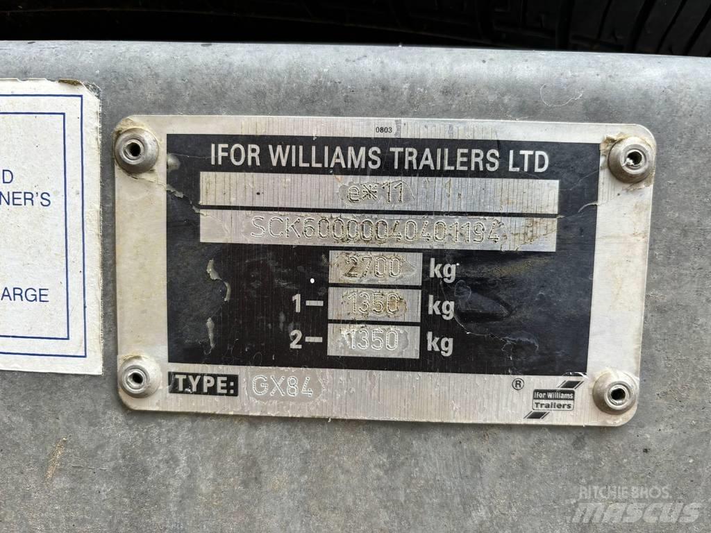 Ifor Williams GX84 Dieplader