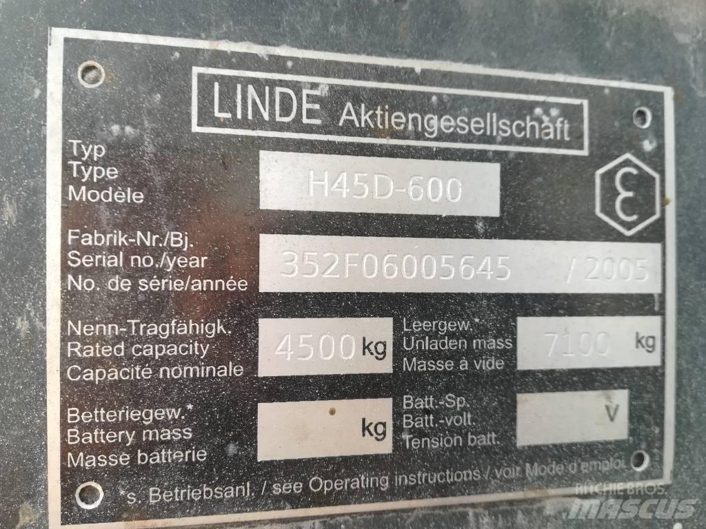 Linde H 45 D 600 Diesel heftrucks