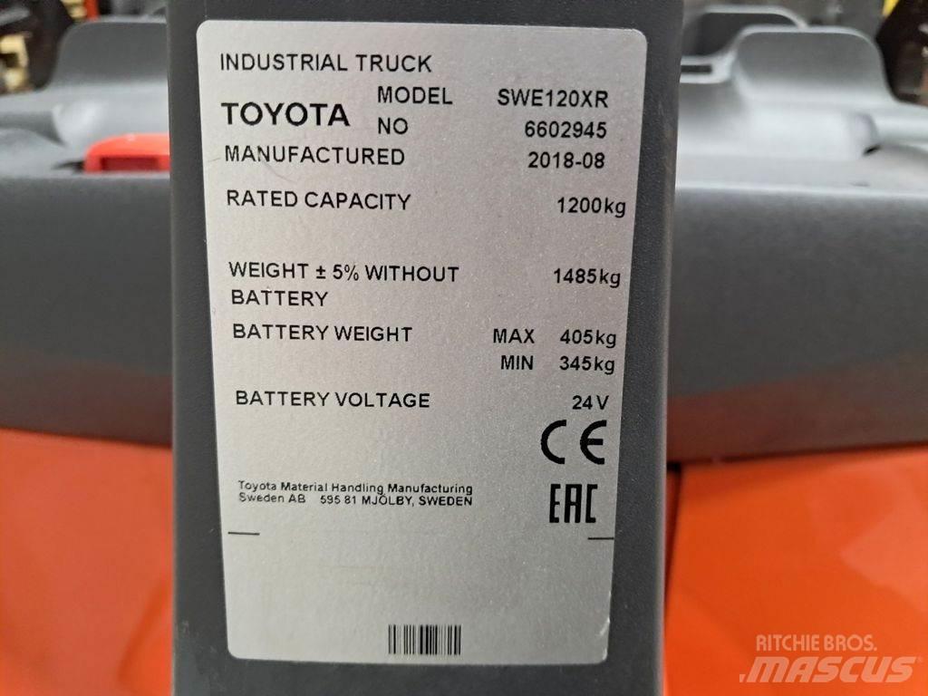 Toyota SWE120XR Stapelaar meeloop