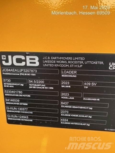 JCB 409 Wielladers