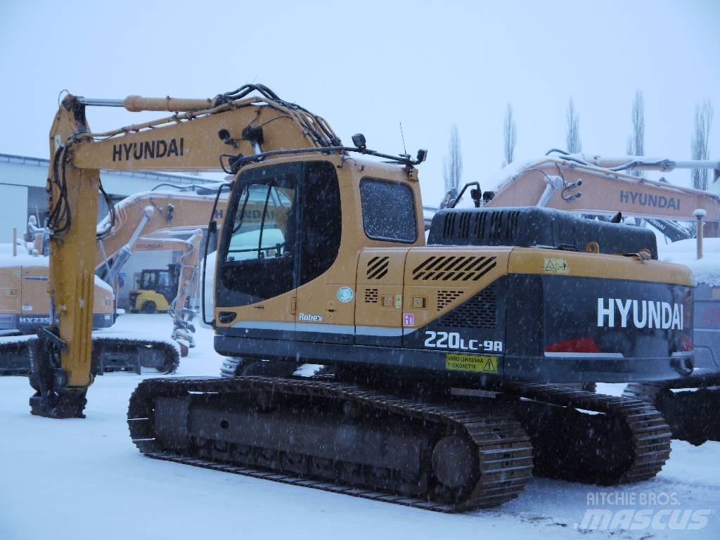 Hyundai R 220 LC-9A Rupsgraafmachines