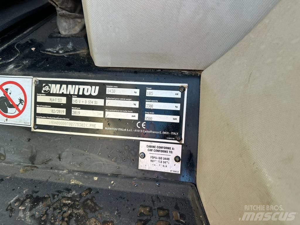 Manitou MLA 533 Verreikers voor landbouw