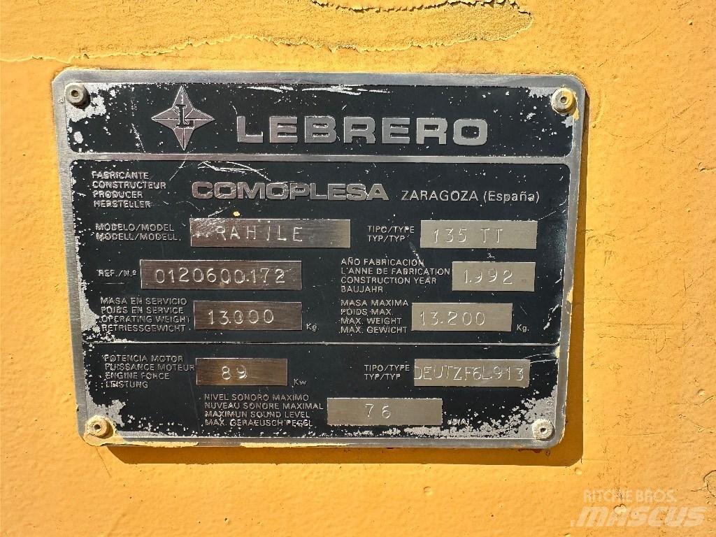 Lebrero 135 TT Trilrolwalsen
