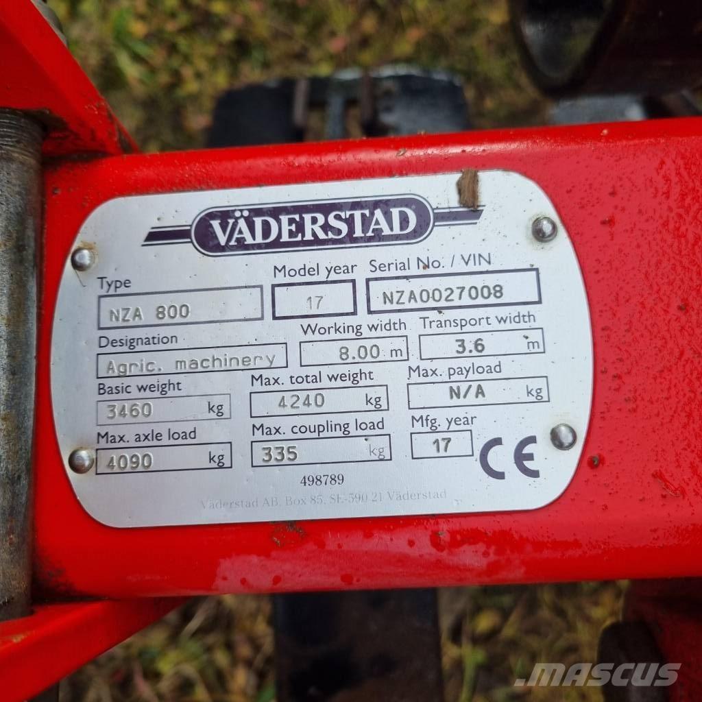 Väderstad NZA800 Cultivatoren