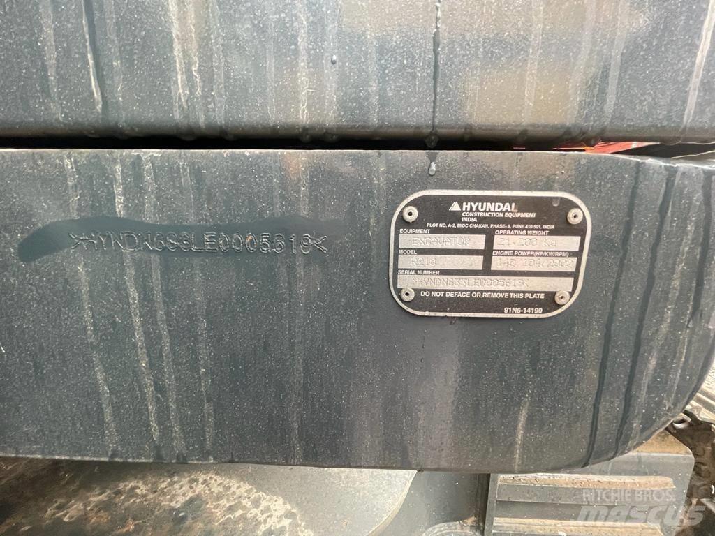 Hyundai R210 Rupsgraafmachines