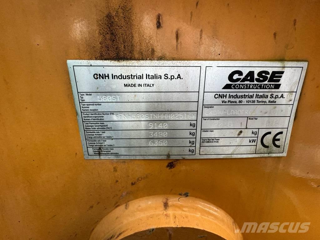 CASE 580 ST Graaf-laadcombinaties
