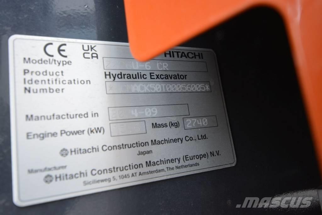 Hitachi ZX 26 U-6 Minigraafmachines < 7t