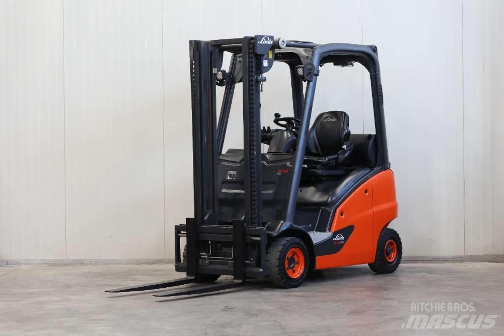 Linde H14T-01 LPG heftrucks