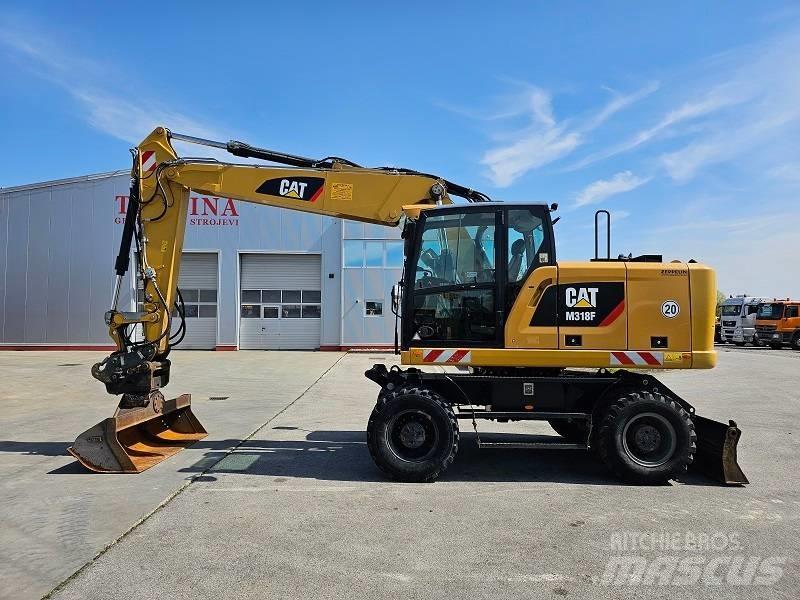 CAT M 318 F Wielgraafmachines