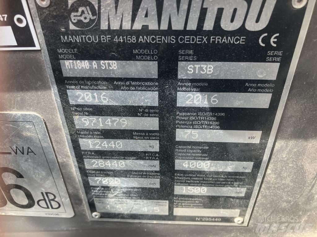 Manitou MT 1840 A Verreikers