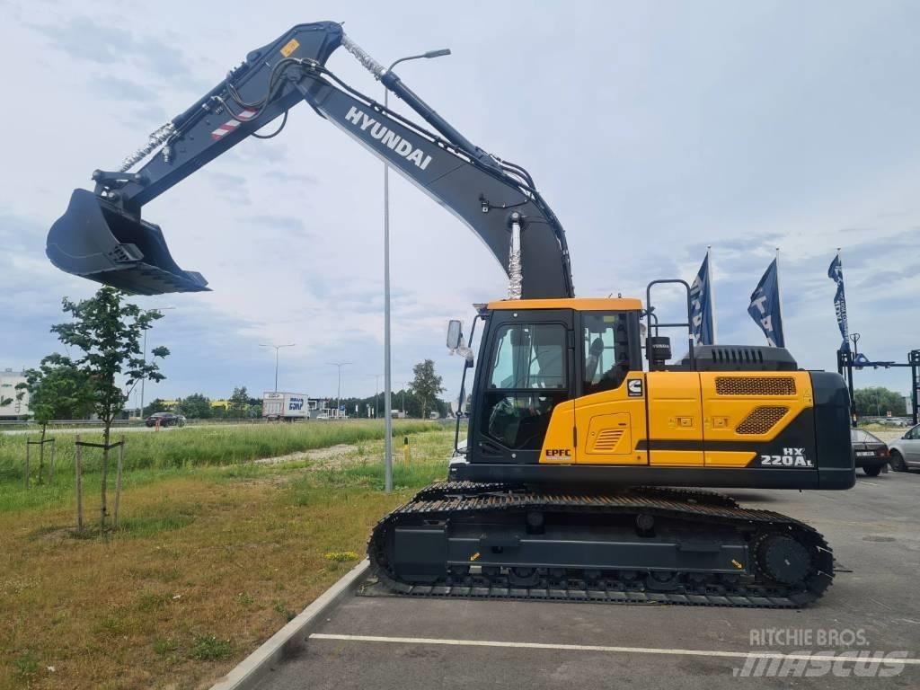 Hyundai HX220AL Rupsgraafmachines