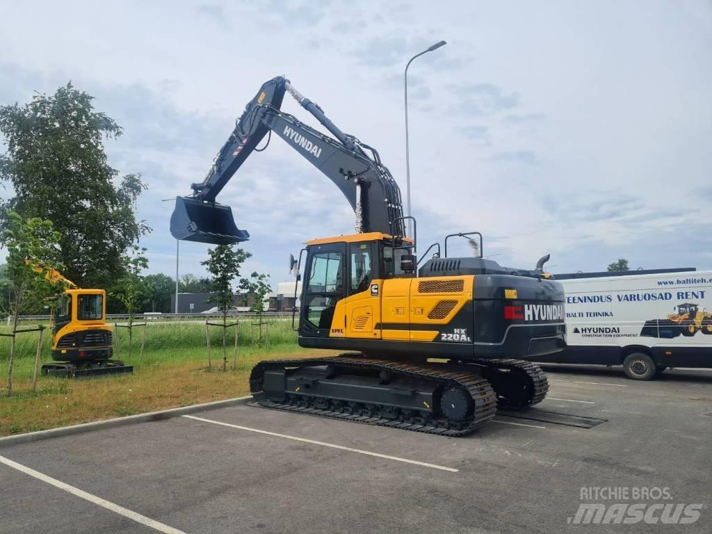 Hyundai HX220AL Rupsgraafmachines