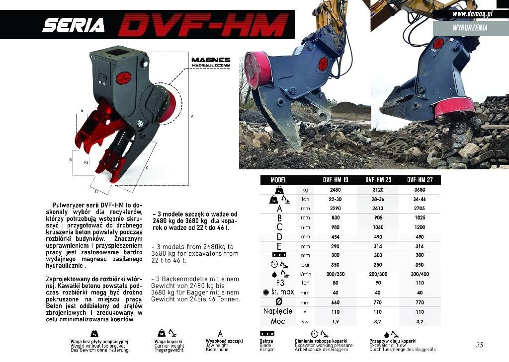 DEMOQ DVF23-HM Vergruizers