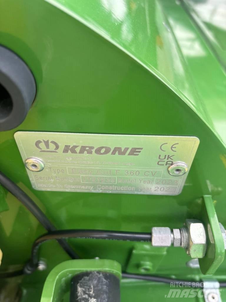 Krone F 360CV Maaikneuzers
