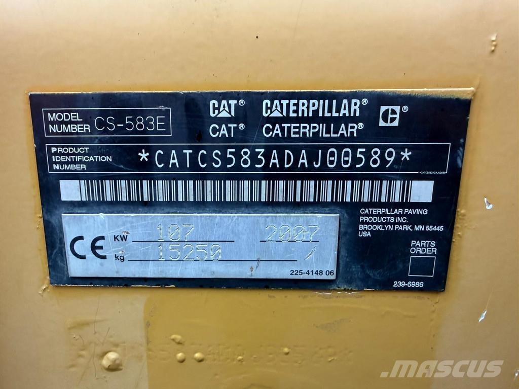 CAT CS583E Trilrolwalsen
