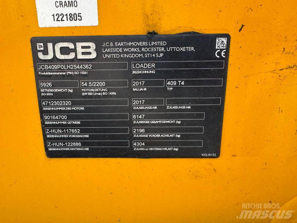 JCB 409 Wielladers