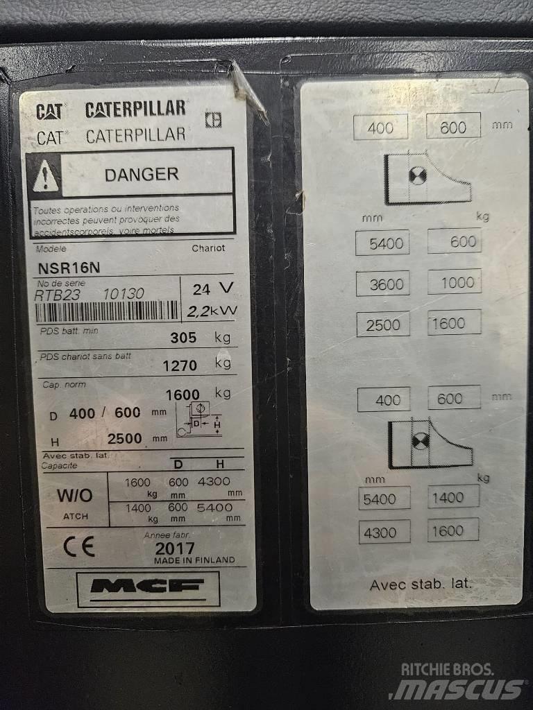 CAT NSR16N Zelfrijdende stapelaars