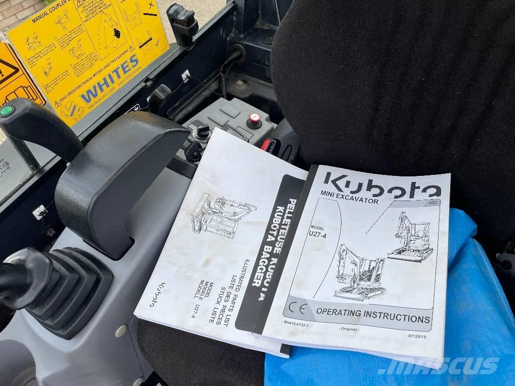 Kubota U 27-4 Minigraafmachines < 7t