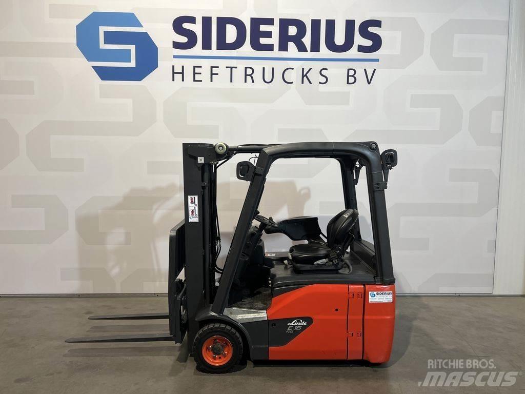 Linde E16-02 Elektrische heftrucks