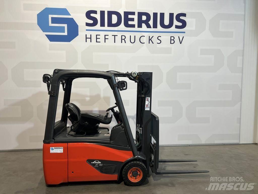Linde E16-02 Elektrische heftrucks