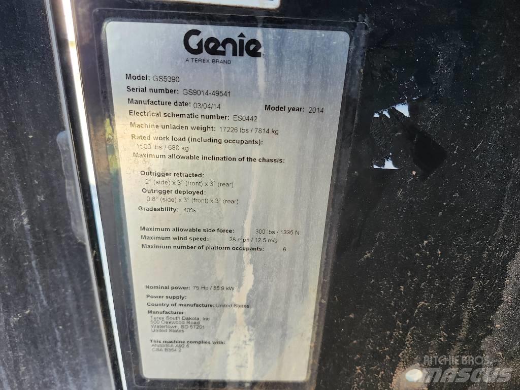 Genie GS 5390 Schaarhoogwerkers
