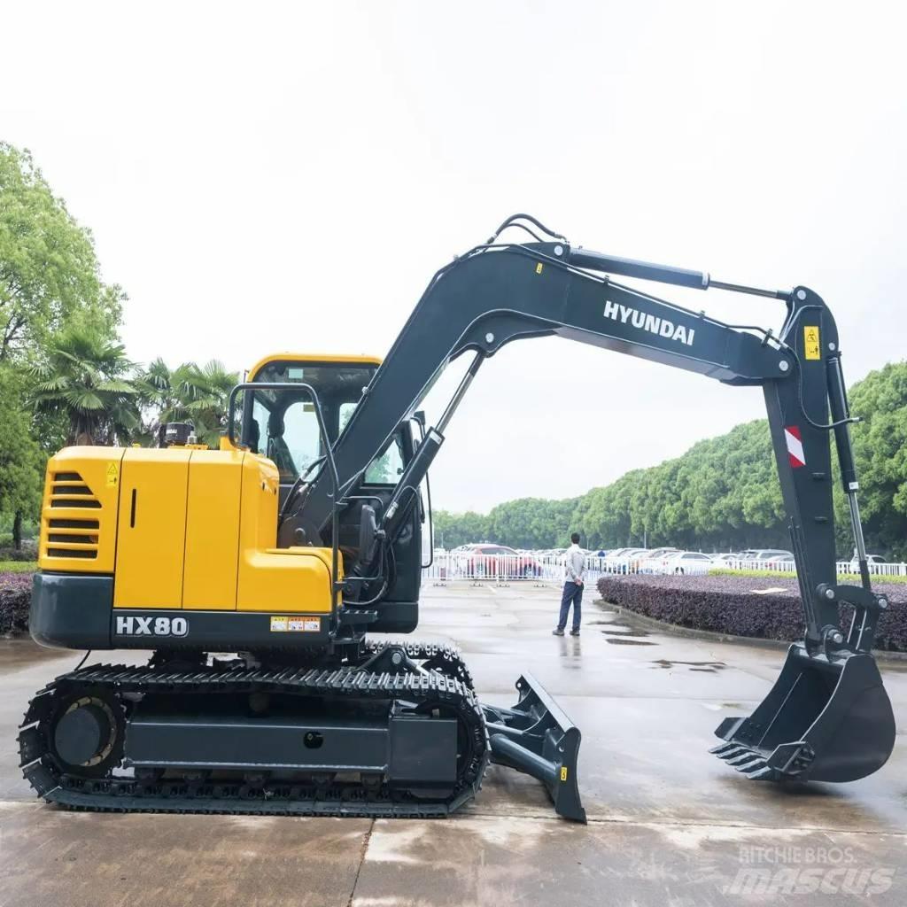 Hyundai HX80 Rupsgraafmachines