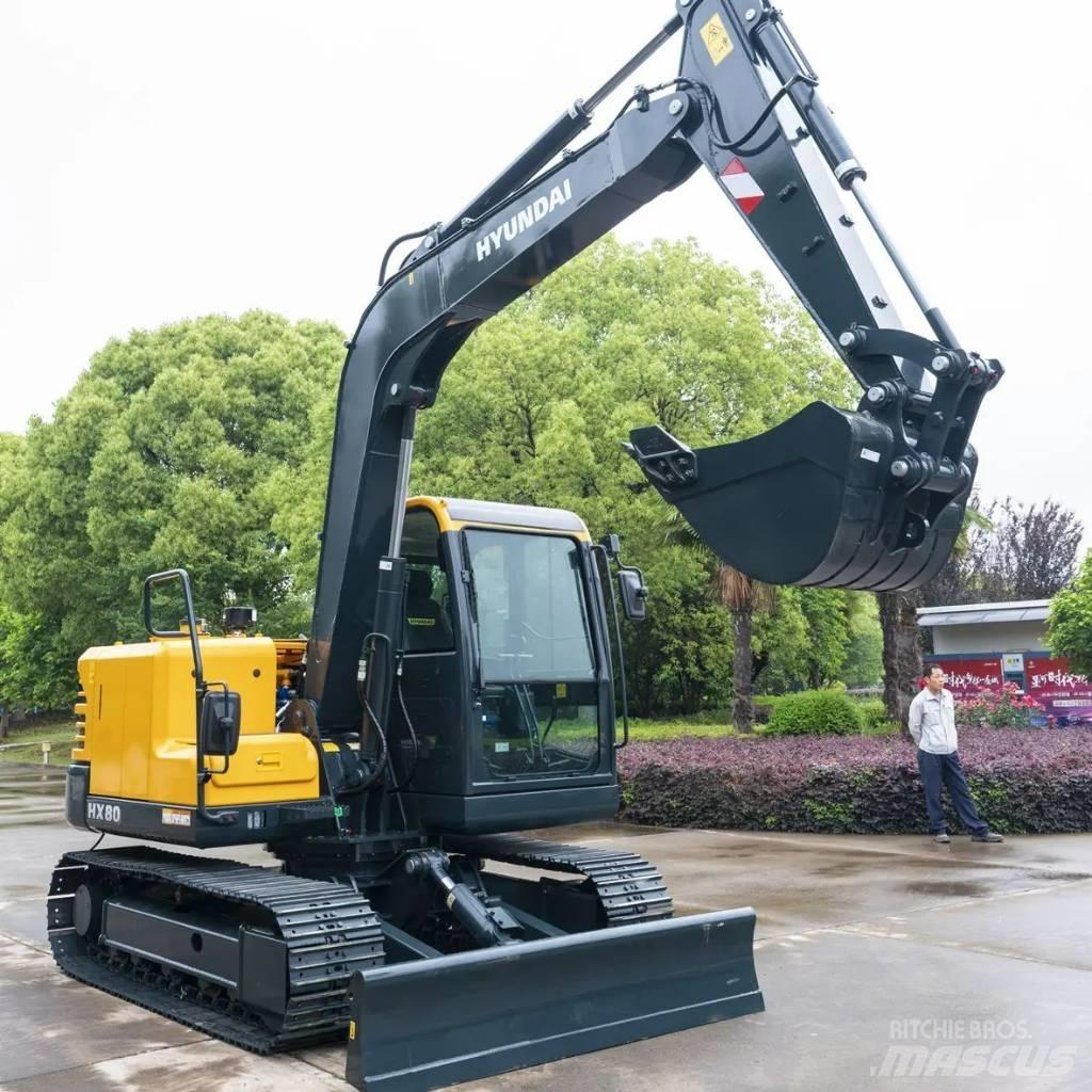Hyundai HX80 Rupsgraafmachines